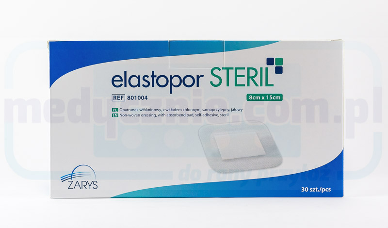 ELASTOPOR Steril 8* 15cm 30 Stück Verband mit Saugeinlage